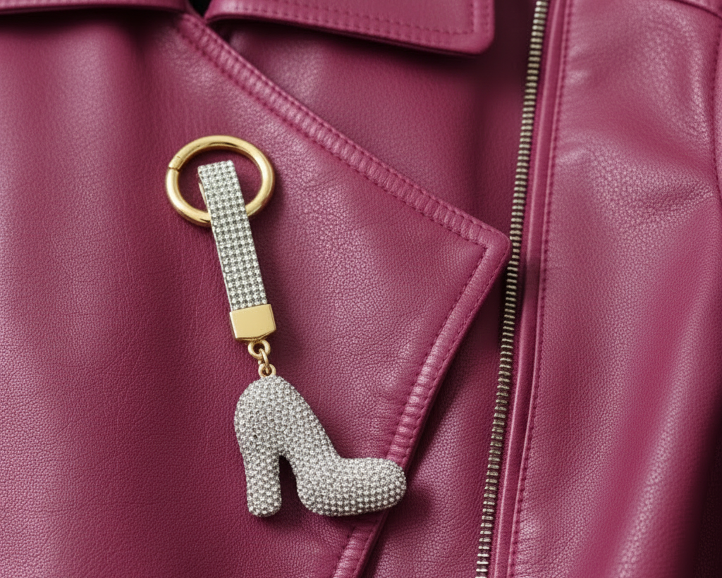 Mini Crystal Stiletto Keychain