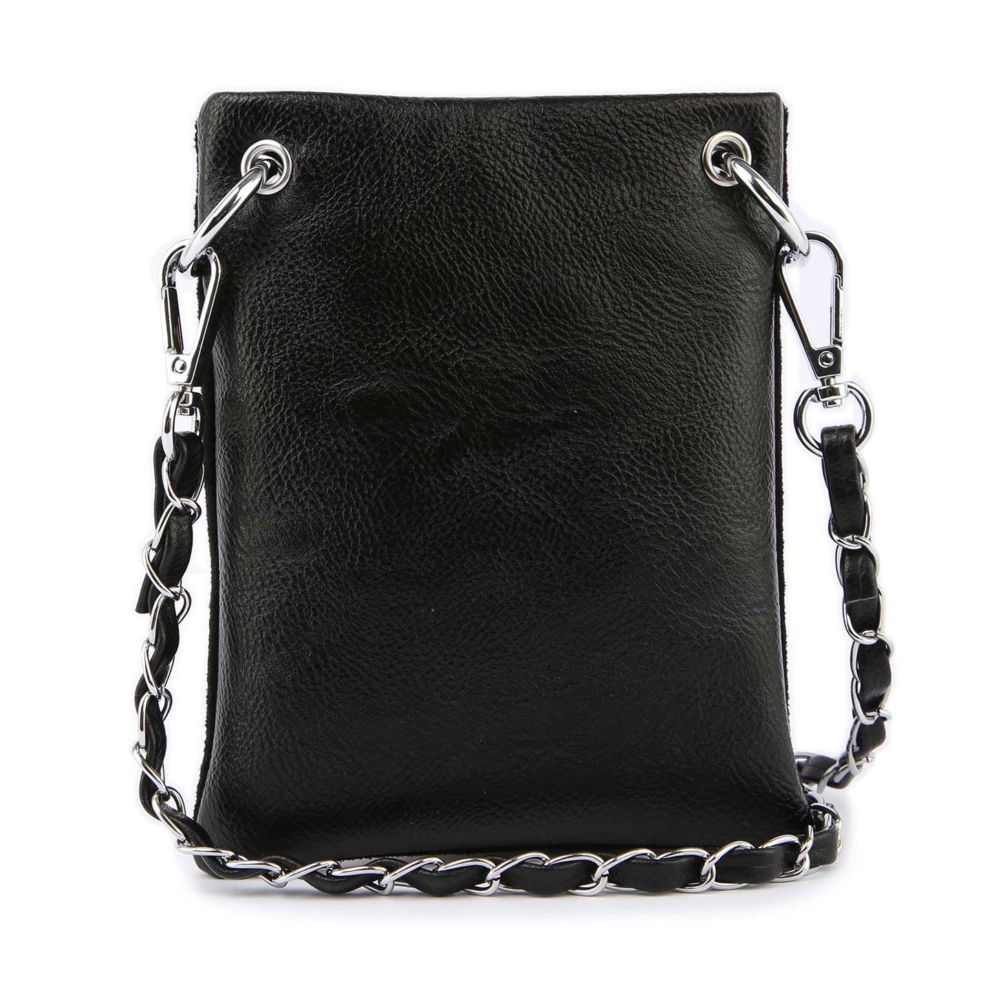 Petite Rhinestone Bling Flag Crossbody Sling