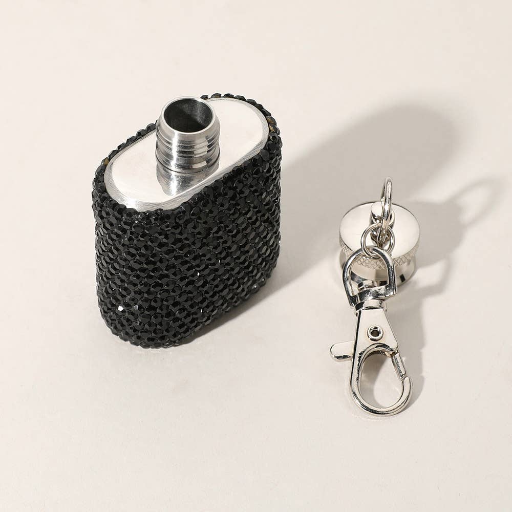 Mini Flask Keychain Charm – The Stiletto Store