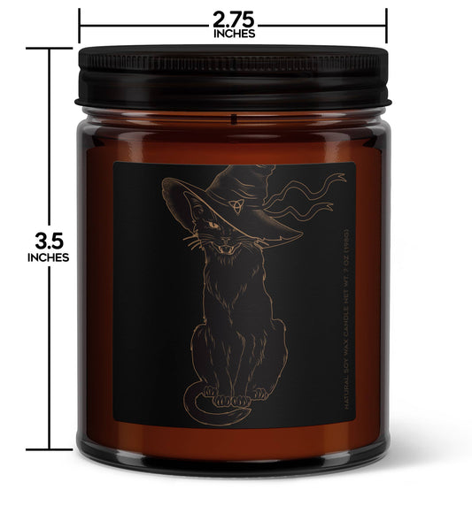 Black Cat Candle