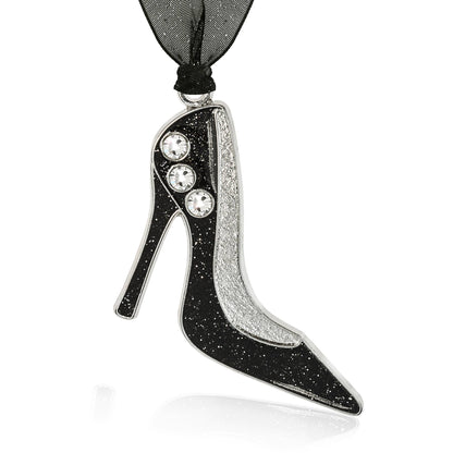 Ladies Black Stiletto Ornament