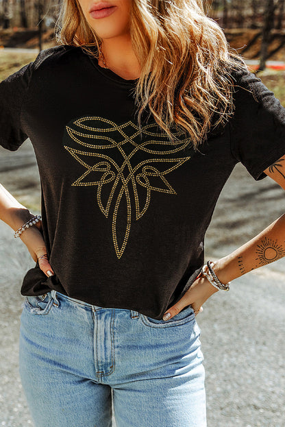 Rhinestone Western T-Shirt