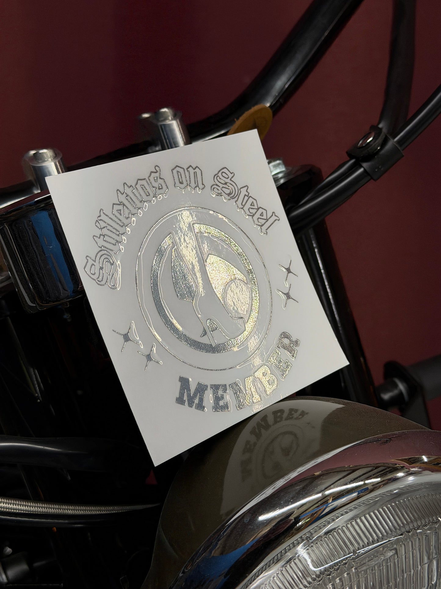 Silver Member Decal