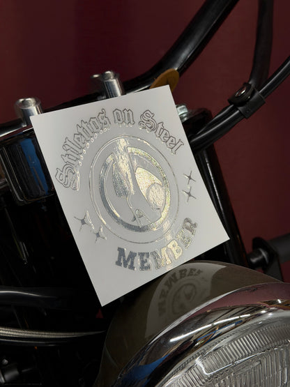 Silver Member Decal