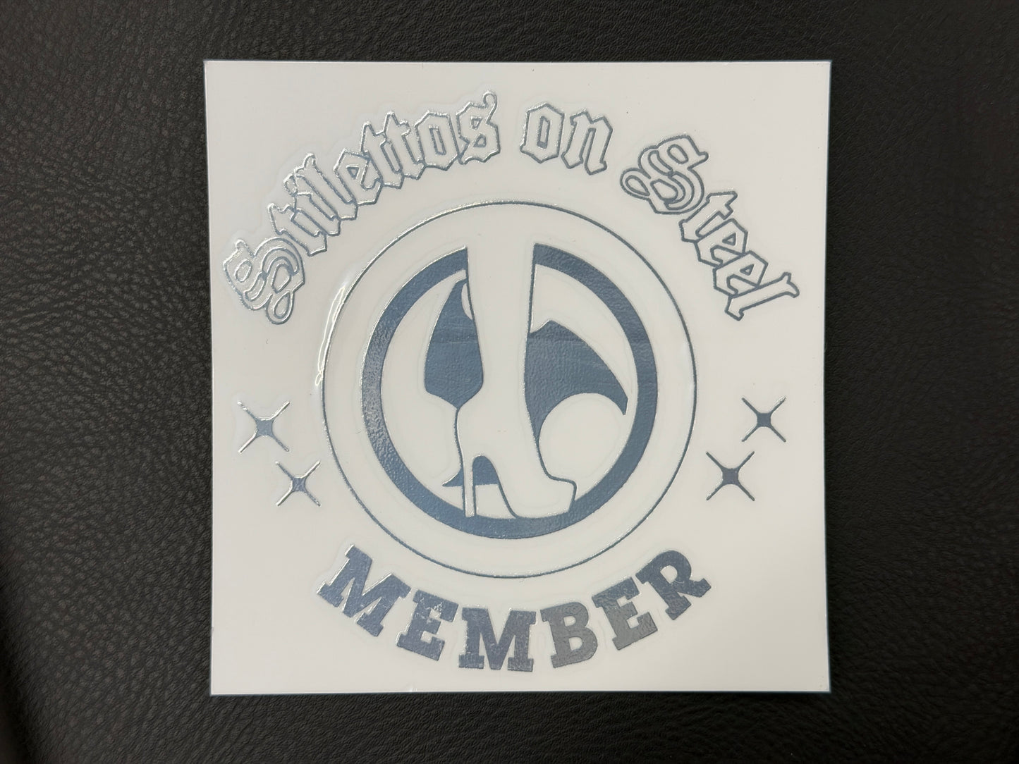 Silver Member Decal