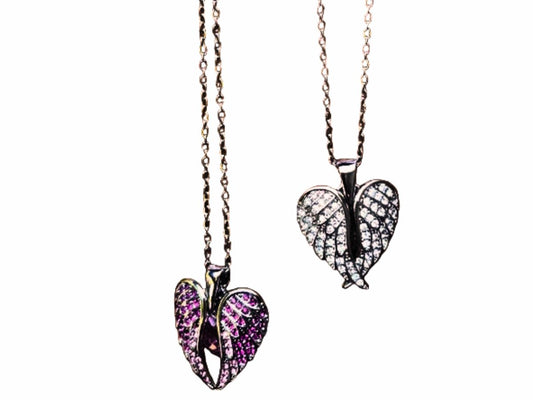 Crystal Wing Necklace