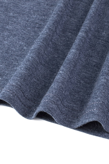 Smokey Blue Crew Tank Top