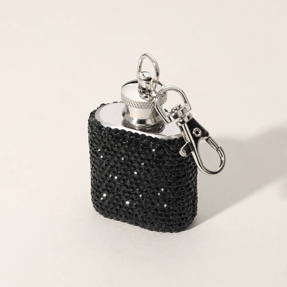 Mini Flask Keychain Charm – The Stiletto Store