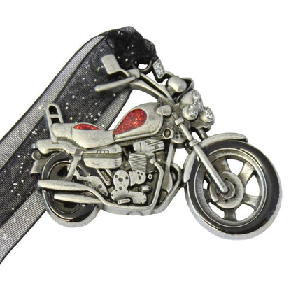 Pewter Motorcycle Ornament