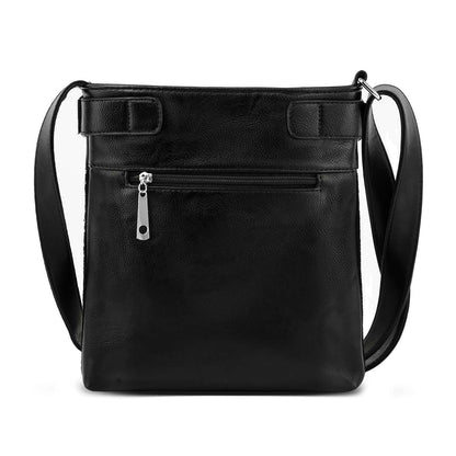 Wavy Flag Rhinestone Design Crossbody