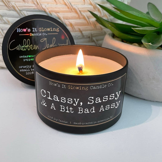 Sassy 100% Natural Soy Candle