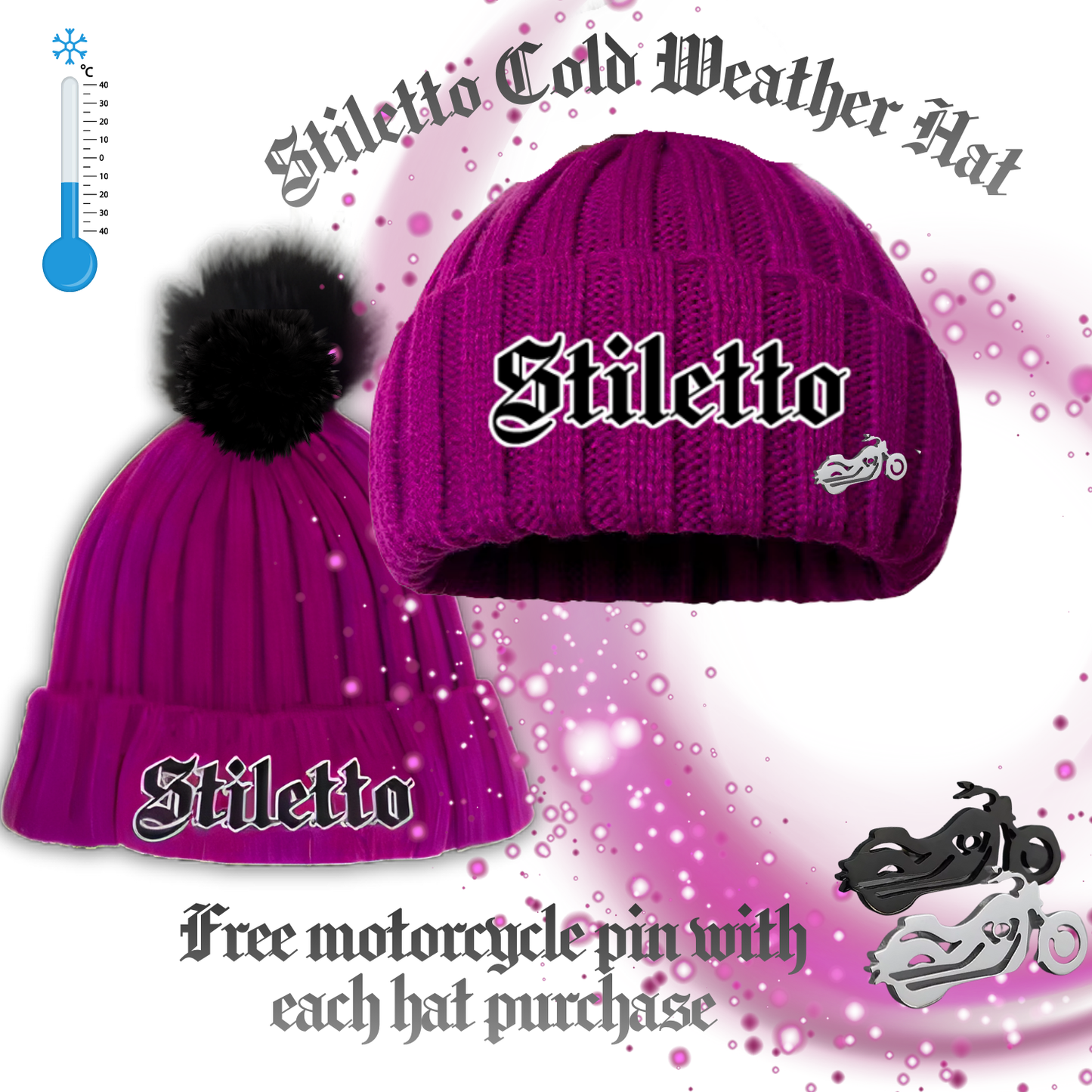 Stiletto Fleece Lined Hat