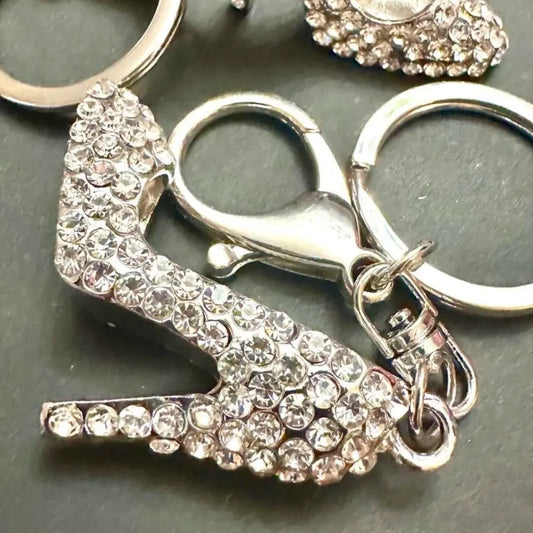 Rhinestone Stiletto Keychain