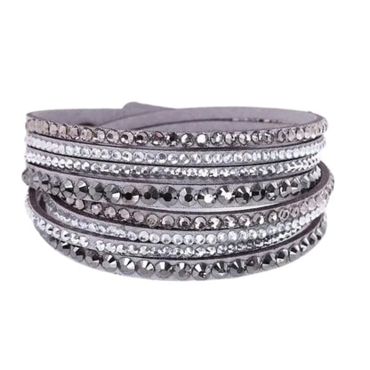 Studs & Sparkles Wrap Bracelet