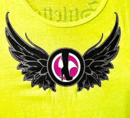 Silver Sparkle Wing Tanks