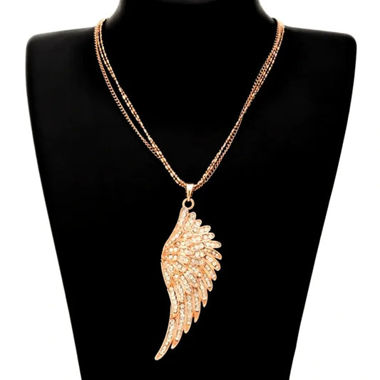 Pink Wing Necklace