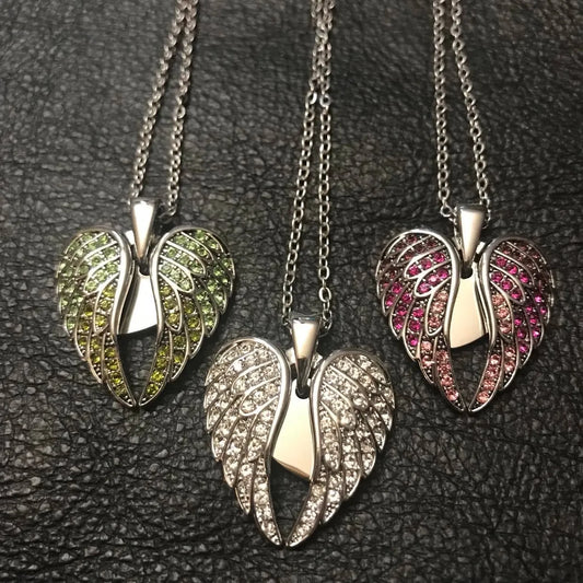 Crystal Wing Necklace