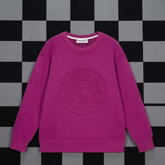 Embossed Crewneck Sweatshirt