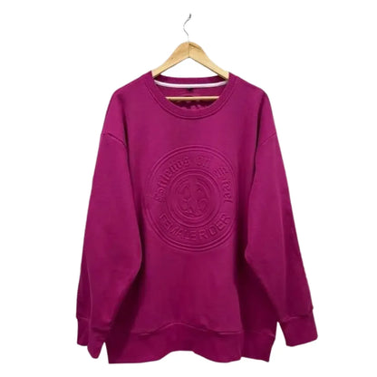 Embossed Crewneck Sweatshirt