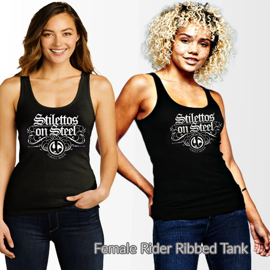 Female Rider Ribbed Tank