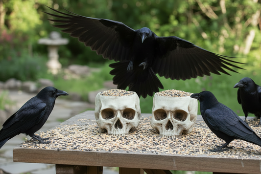 Resin Skull Container